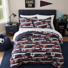 Kids Duvet Cover Set - Soccer Champion