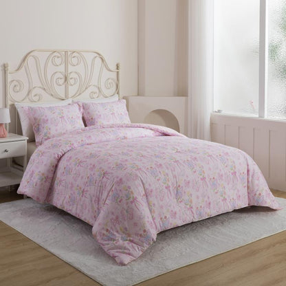 Kids Comforter Set - Floral Bowknot