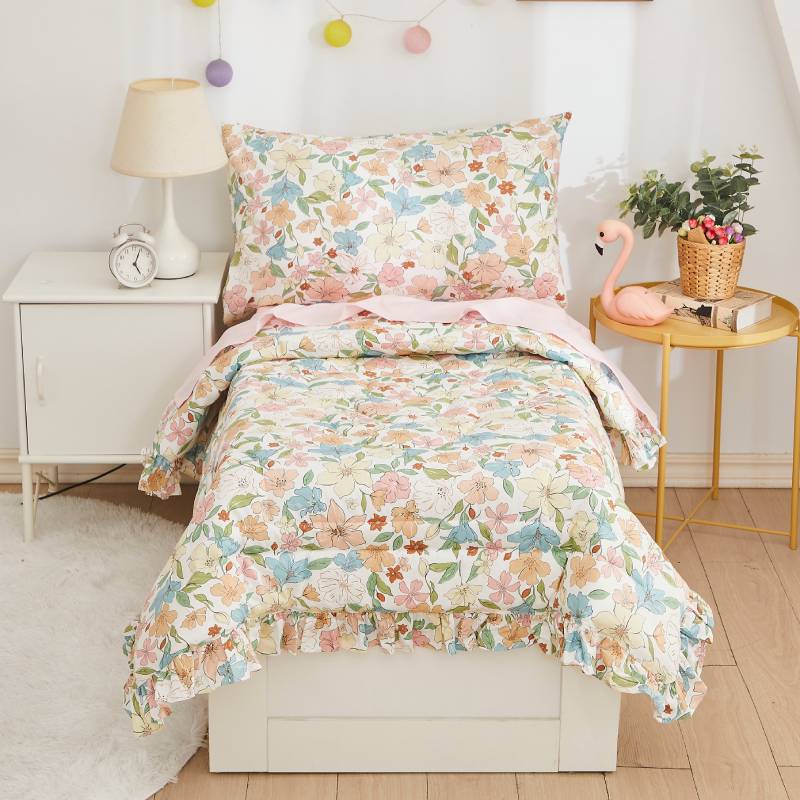 This bedroom features a Brandream Toddler Bedding Set.