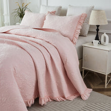 This bedroom features Brandream's quilt/coverlet and pillow sham.