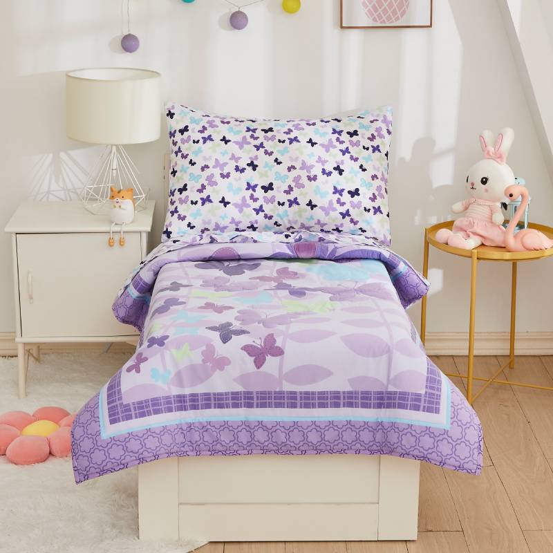 This bedroom features a Brandream Toddler Bedding Set.