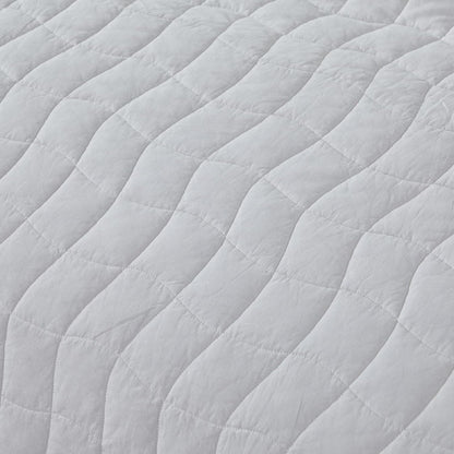 solid white coverlet