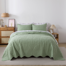 This bedroom features a Brandream Quilt Set.