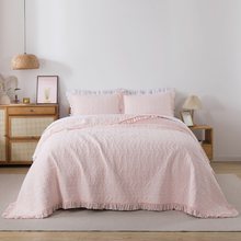 This bedroom features a Brandream Quilt Set.