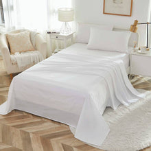 This bedroom features a Brandream four-piece bedding sheet Set.