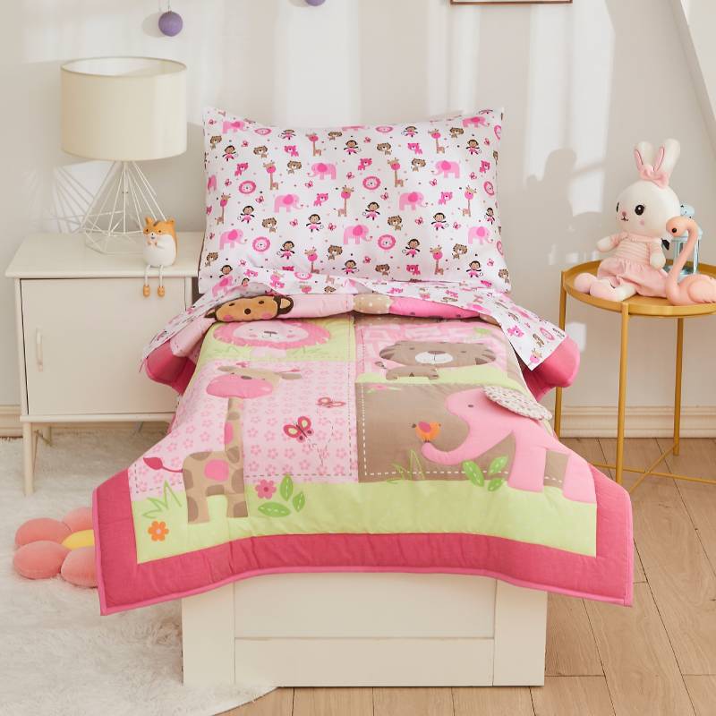 This bedroom features a Brandream Toddler Bedding Set.