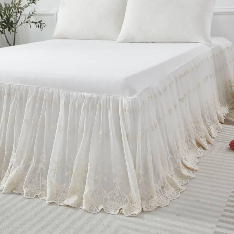 This bed skirt is very lightweight.